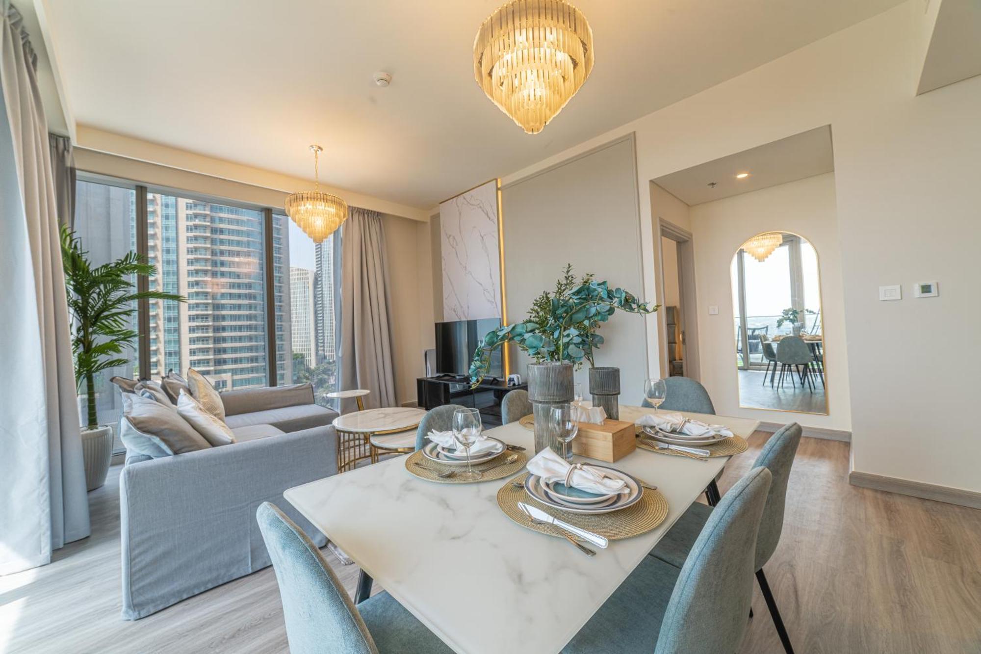 First Class 2Br With Full Dubai Boulevard View Exterior foto