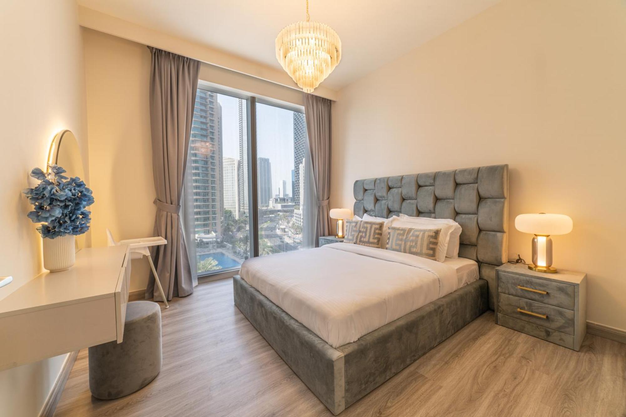 First Class 2Br With Full Dubai Boulevard View Exterior foto